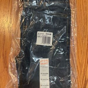 Jumping Beans Men's Dark Blue Straight Jeans